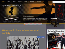 Tablet Screenshot of modernsamuraisociety.com